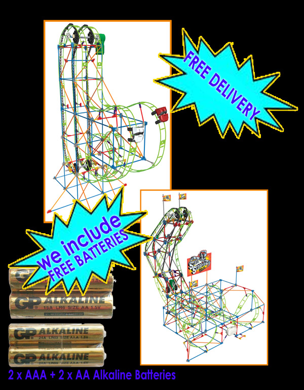 knex steel scorpion roller coaster