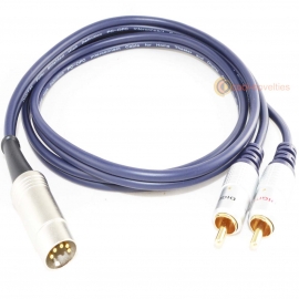 DIN to RCA (SIGNAL OUT) cable for Naim/Quad Hi-Fi Systems