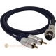 4 pin DIN (Twist-Locking) to Twin RCA Phono Interconnect Cable