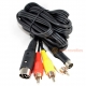 ommodore C64 & C128 S-Video / CVBS RCA & Audio TV Cable