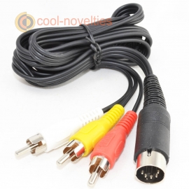 Commodore Vic 20 and Plus 4 (+4) RCA Video Cable