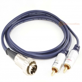 Naim / Quad Hi-fi  to Twin RCA Phono Interconnect Cable