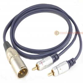 Naim XLR to 2 x RCA Phono Plugs Interconnect Interconnect Cable