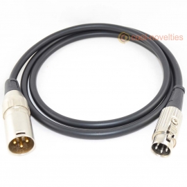 XLR to 4 pin DIN Plug Interconnect Cable