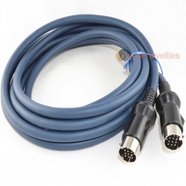 13 Pin DIN Male Plug to Male Plug Midi Cable  (Roland GKC equivalent)
