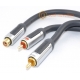 Profigold 0.5m Subwoofer Cable 24K Gold PROA4600