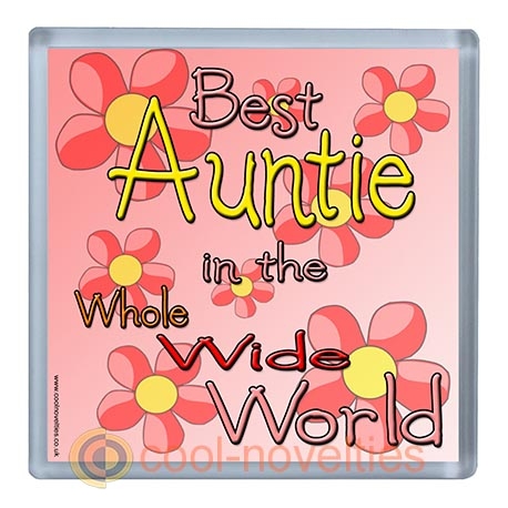 Best Auntie in the Whole Wide World Coaster