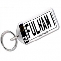Fulham Novelty Number Plate Keyring