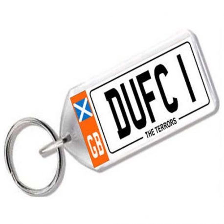 Dundee United Novelty Number Plate Keyring