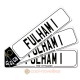 Fulham 1 Novelty Number Plate Bookmark