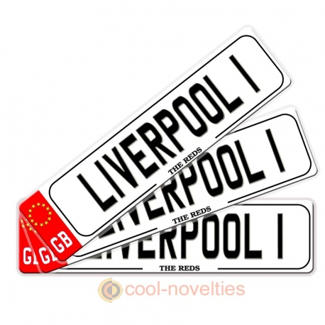 Liverpool 1 Novelty Number Plate Bookmark