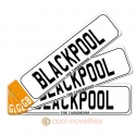Blackpool Novelty Number Plate Bookmark