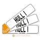 Hull 1 Novelty Number Plate Bookmark
