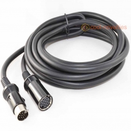 13 Pin DIN Male Plug to Female Socket Cable