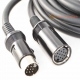 13 Pin DIN Male Plug to Female Socket Cable