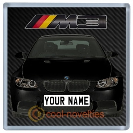 BMW M3 Personalised Coaster / Beer Mat