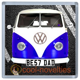 VW Camper Van Personalised Coaster / Beer Mat
