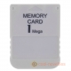 Sony Playstation 1, PS1 PSX 1MB Memory Storage Card