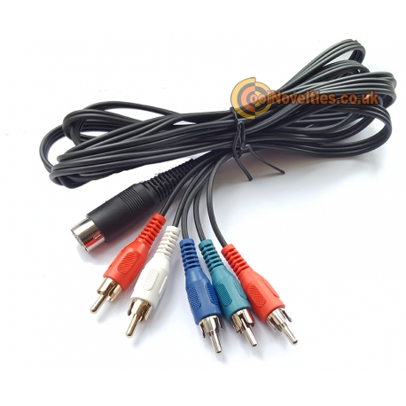 Texas Instruments Ti-99/4A Component Video Cable (Euro Models)