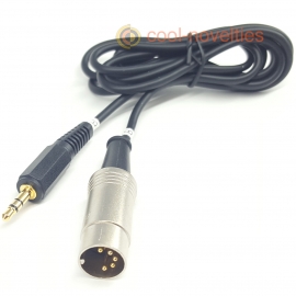 MIDI TRS (Type B) Cable Arturia, Novation, 1010music - 3.5mm Gold Straight Plug