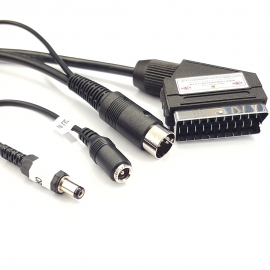 Oric 1 and Atmos RGB Scart Powered Video Cable