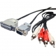Commodore Amiga to Commodore 1084S-D RGB Monitor Cable (Male Plug)