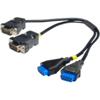 Atari ST 2 Port Mouse and Joystick Port Saver 9 Pin D-Sub - 30 CM