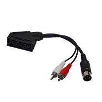Commodore 1084S (with 6 pin DIN RGB Port) RGB Monitor to Scart Adapter
