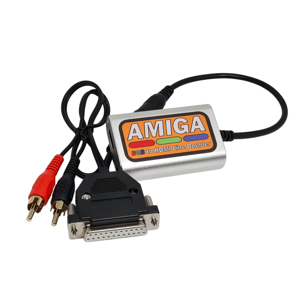 Amiga RGB to HDMI Line Doubler Converter with Stereo Audio Amiga RGB to HDMI Line Doubler Converter with Stereo Audio