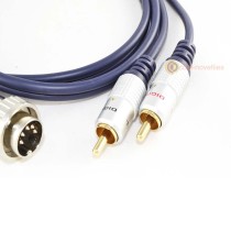 Naim / Quad Hi-fi  to Twin RCA Phono Interconnect Cable