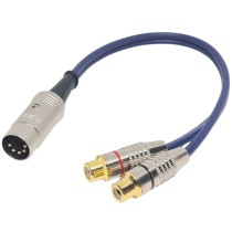 Naim / Quad Hi-fi  to Twin RCA Phono Socket Interconnect Cable