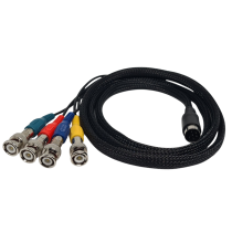 Tatung TM-01 RGB Monitor to Extron Switch BNC Breakout Cable