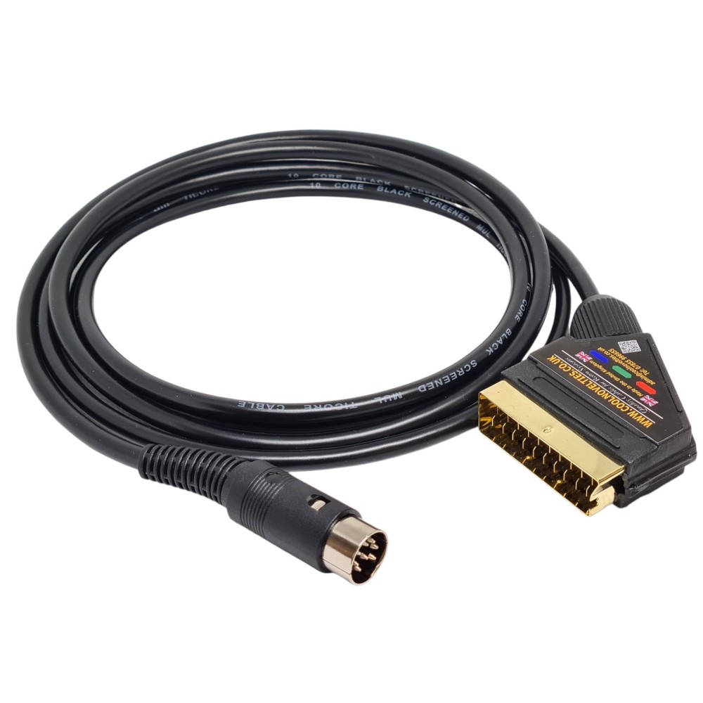 Sinclair Spectrum 128 +2 & +3 RGB Scart Cable