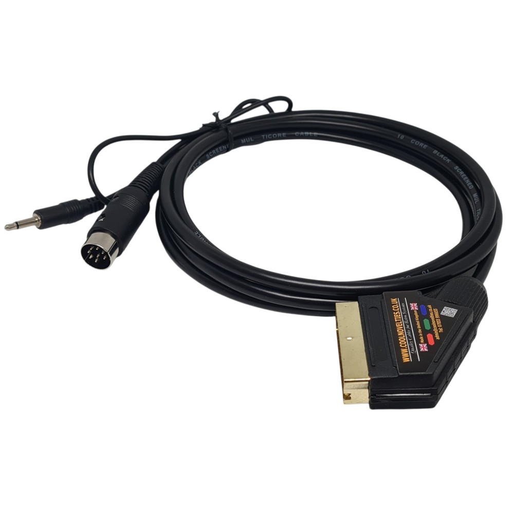 Sinclair Spectrum 128 +2 Grey Model RGB Scart Cable