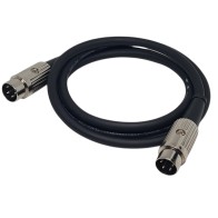 Quad Power Amp Cable 4 pin DIN to 4 pin DIN 33, 44, 30, 405 Audio Cable [1 Metre]