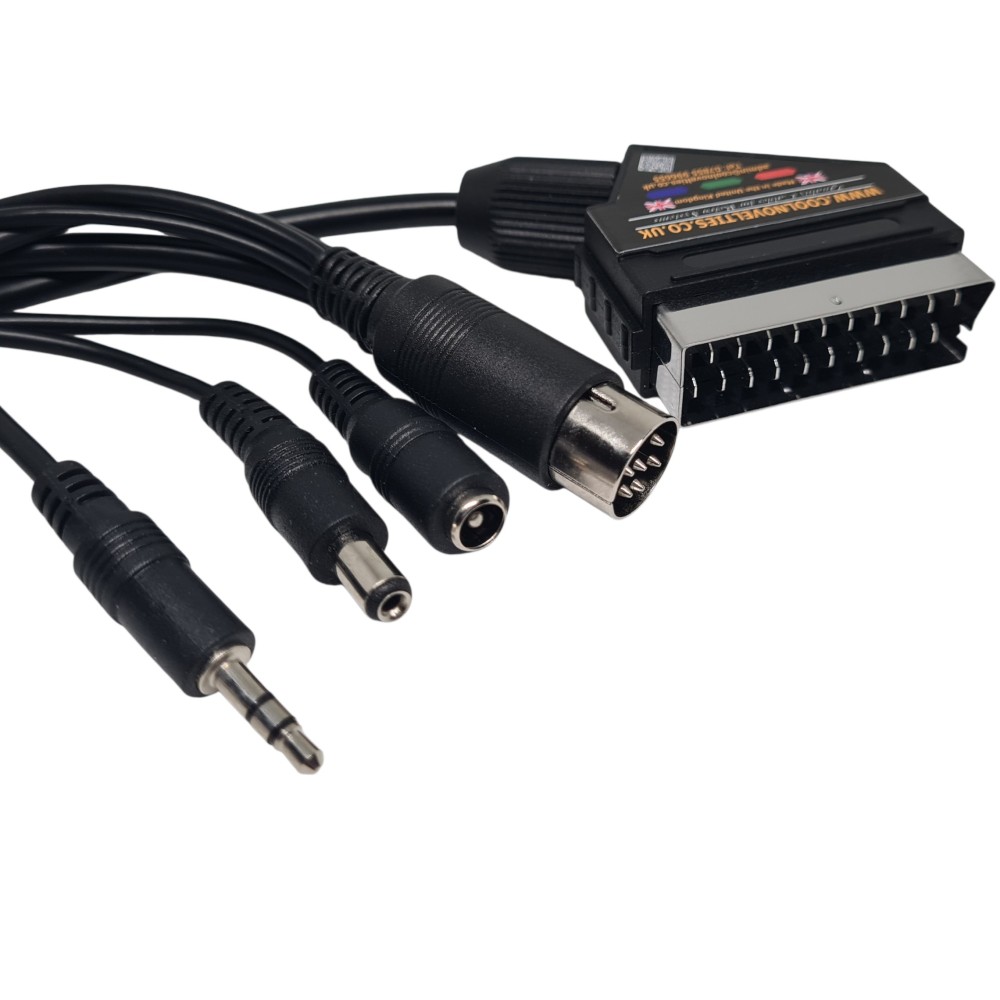 Amstrad CPC 464 & 6128 Active RGB Scart Cable