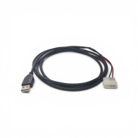 USB Type A Plug to 4 pin Male Molex Plug - 5V USB Power Supply Cable -1.5m
