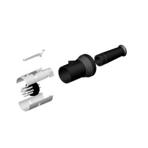 13 pin DIN Male Plug Locking Connector for Roland Midi, Atari, CB