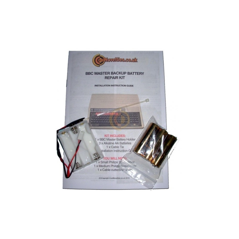 BBC Master Replacement CMOS Battery Repair Kit BBC Master Replacement CMOS Battery Repair Kit