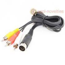 Commodore Vic 20 and Plus 4 (+4) RCA Video Cable