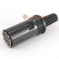 13 pin DIN Female In-Line Socket Connector