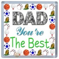 Dad You're the Best Beer Mat Coaster