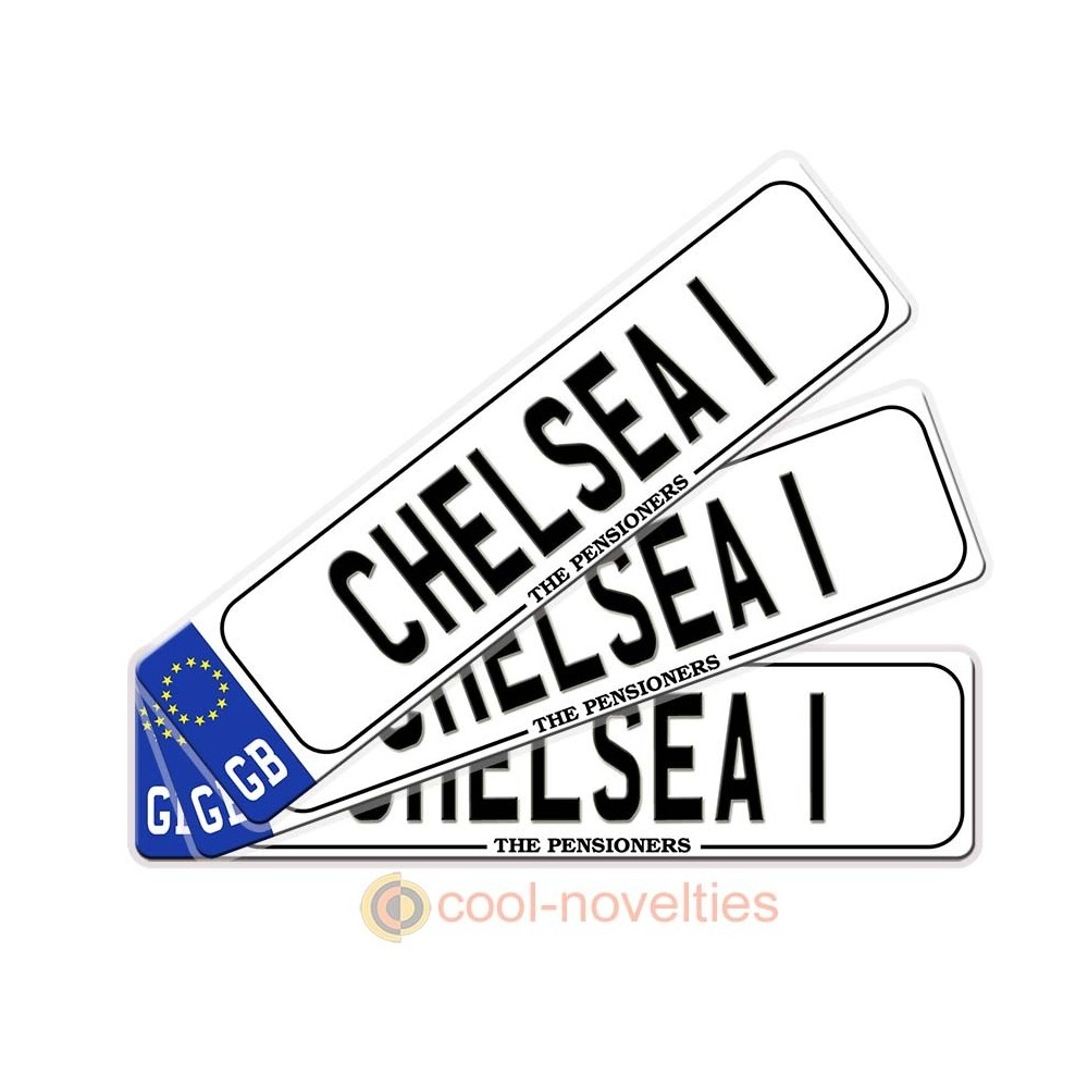 Chelsea 1 Novelty Number Plate Bookmark Chelsea 1 Novelty Number Plate Bookmark