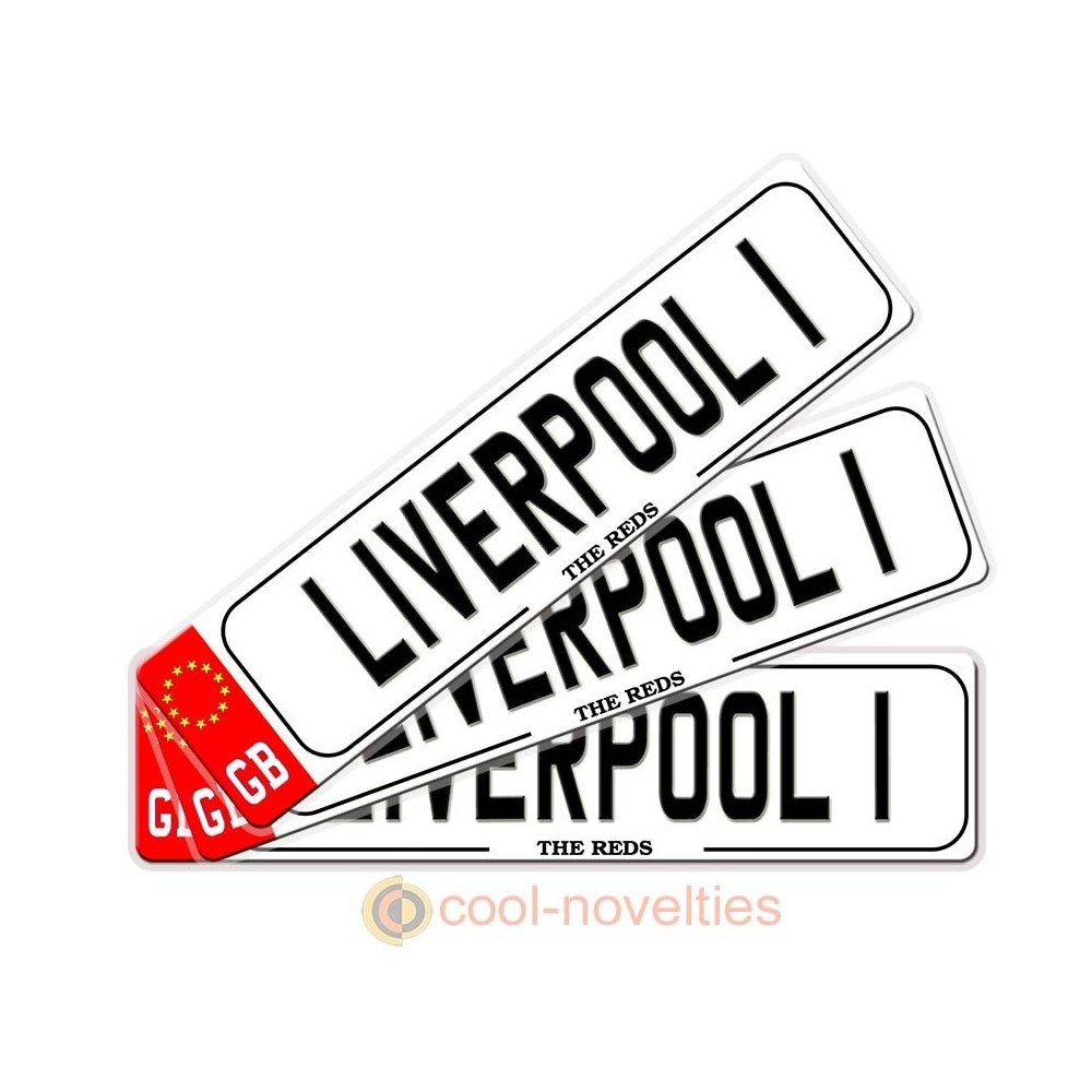 Liverpool 1 Novelty Number Plate Bookmark Liverpool 1 Novelty Number Plate Bookmark