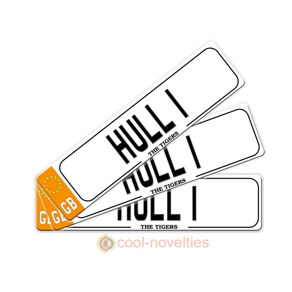 Hull 1 Novelty Number Plate Bookmark Hull 1 Novelty Number Plate Bookmark