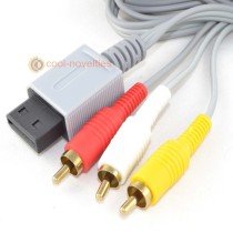 Nintendo Wii RCA Audio/Video Cable with Gold Plugs