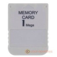 Sony Playstation 1, PS1 PSX 1MB Memory Storage Card