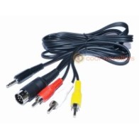 Sinclair Spectrum 128 +2 Grey Model RCA Audio/Video Cable