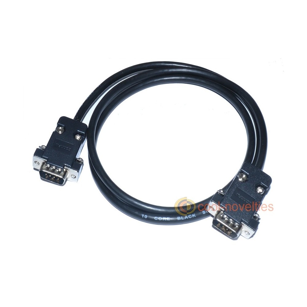 Commodore C128 RGBi 9 Pin Monitor Cable Male-Male Commodore C128 RGBi 9 Pin Monitor Cable Male-Male