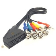Sony PVM BNC Monitor to Scart Adapter Cable